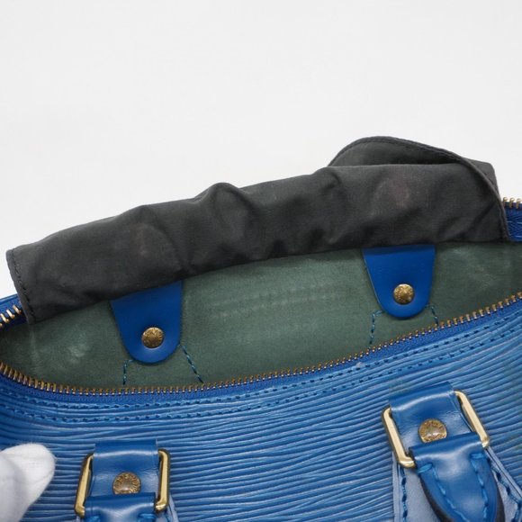 Louis Vuitton Epi Speedy 25 Handbag M43015 Toledo Blue for Women - Picture 10 of 16